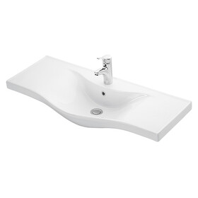 Νιπτήρας BASIC 100 γυαλιστερή πορσελάνη 100x46cm 3WAY100PC0